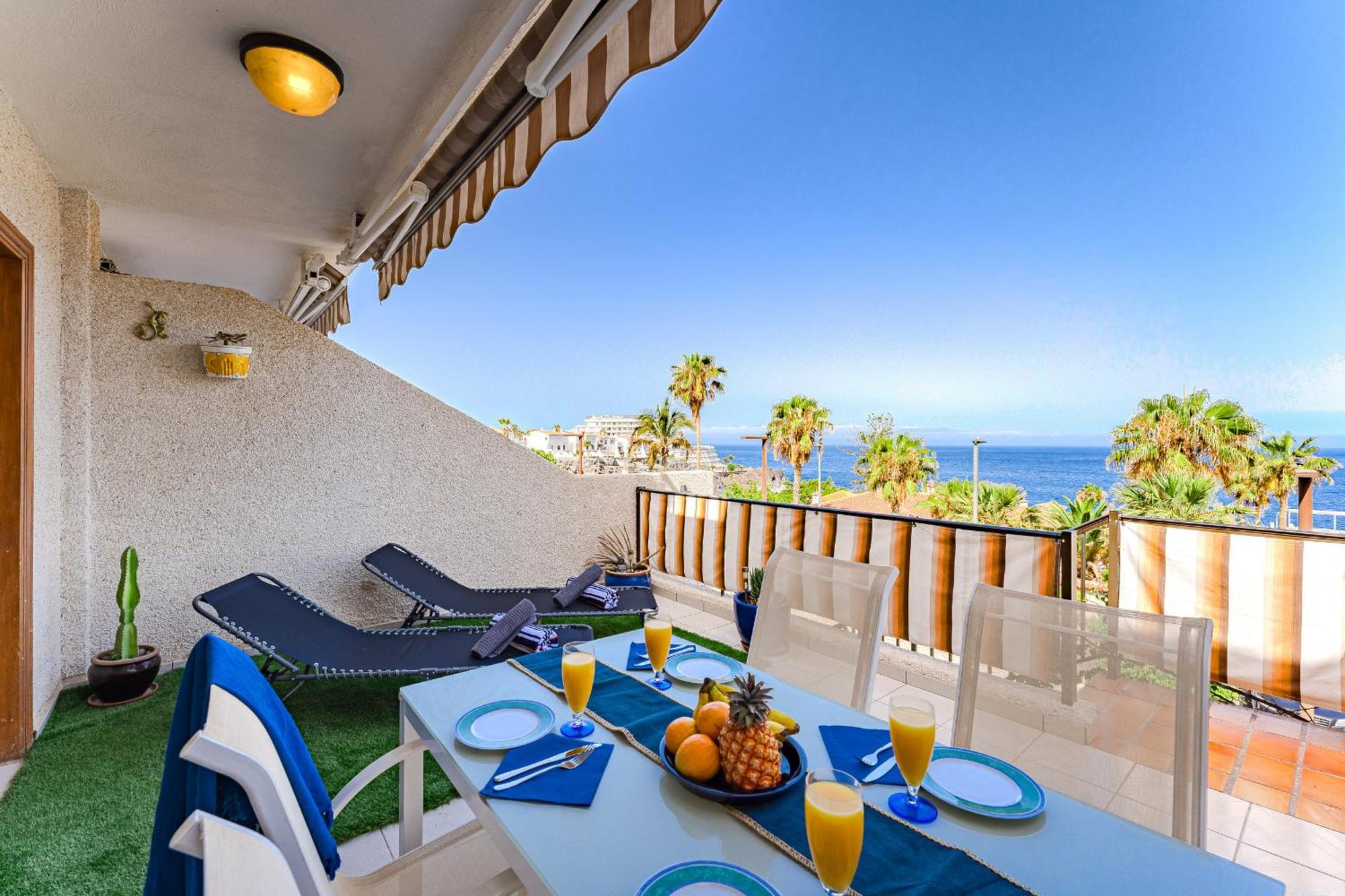 Sea View Apartment Deja Blue - Los Gigantes Пуэрто-де-Сантьяго Экстерьер фото