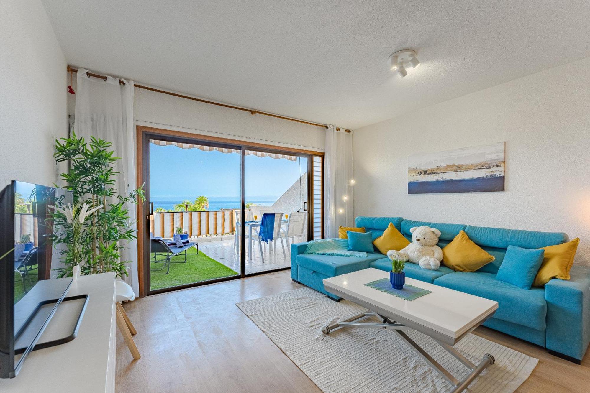 Sea View Apartment Deja Blue - Los Gigantes Пуэрто-де-Сантьяго Экстерьер фото