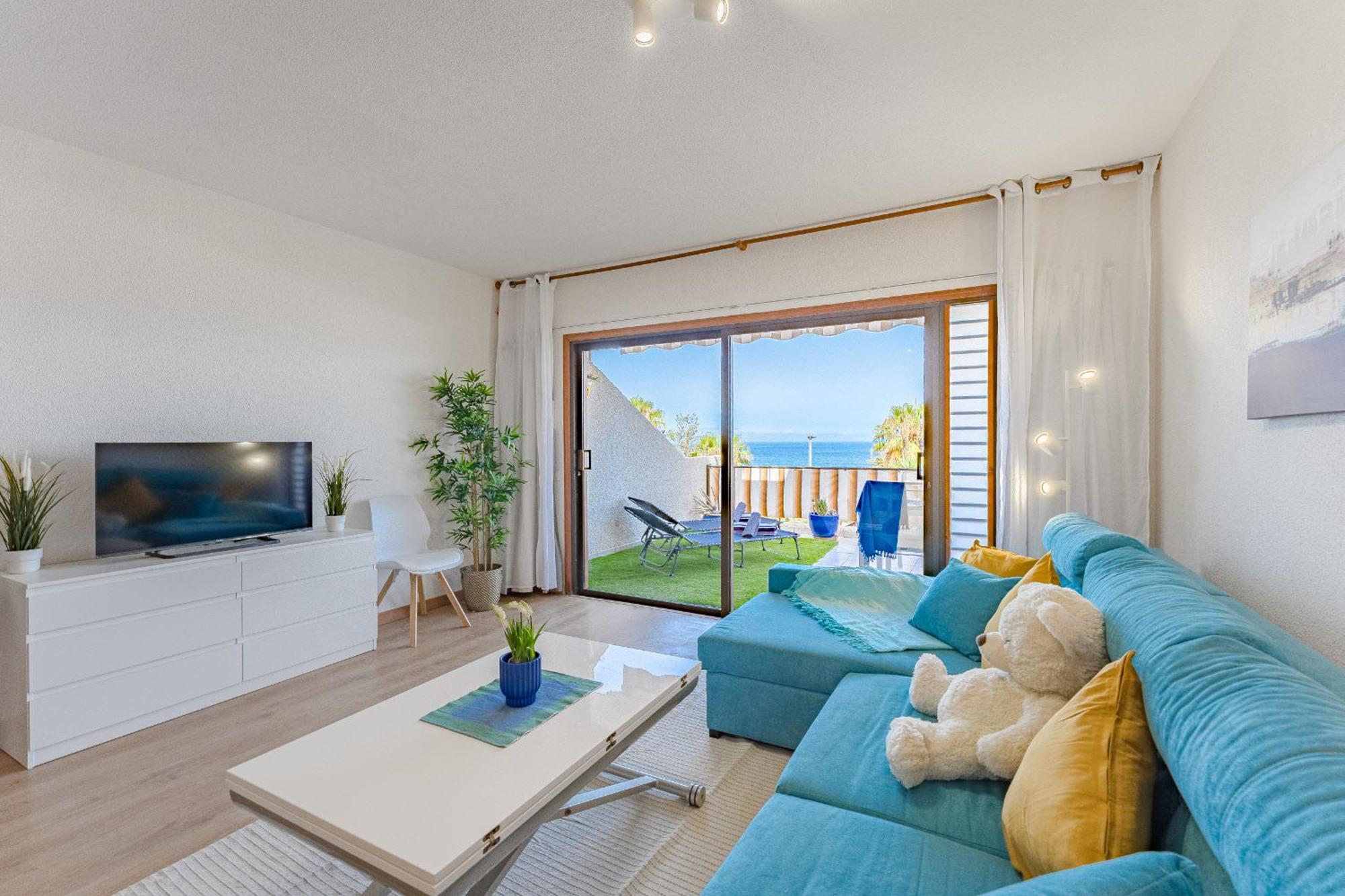 Sea View Apartment Deja Blue - Los Gigantes Пуэрто-де-Сантьяго Экстерьер фото